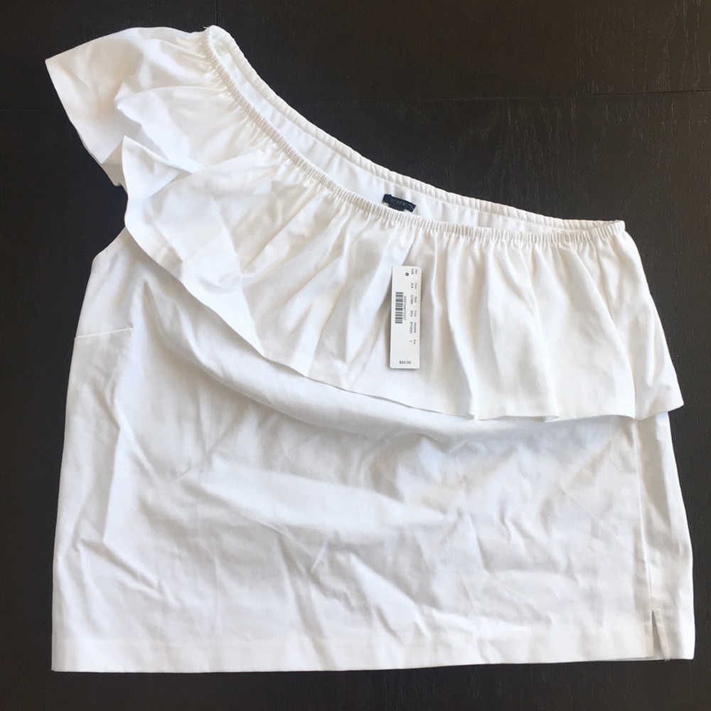 J. Crew, One-shoulder top